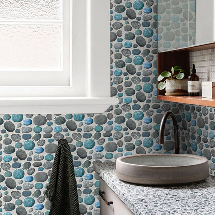 Calendars, Organisers & Planners: Waterproof Tiles Stone Wallpaper Stickers Bathroom Kitchen Stormy Stone