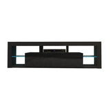 TV Units: Modern TV Cabinet Living Room Furniture 200cm Black