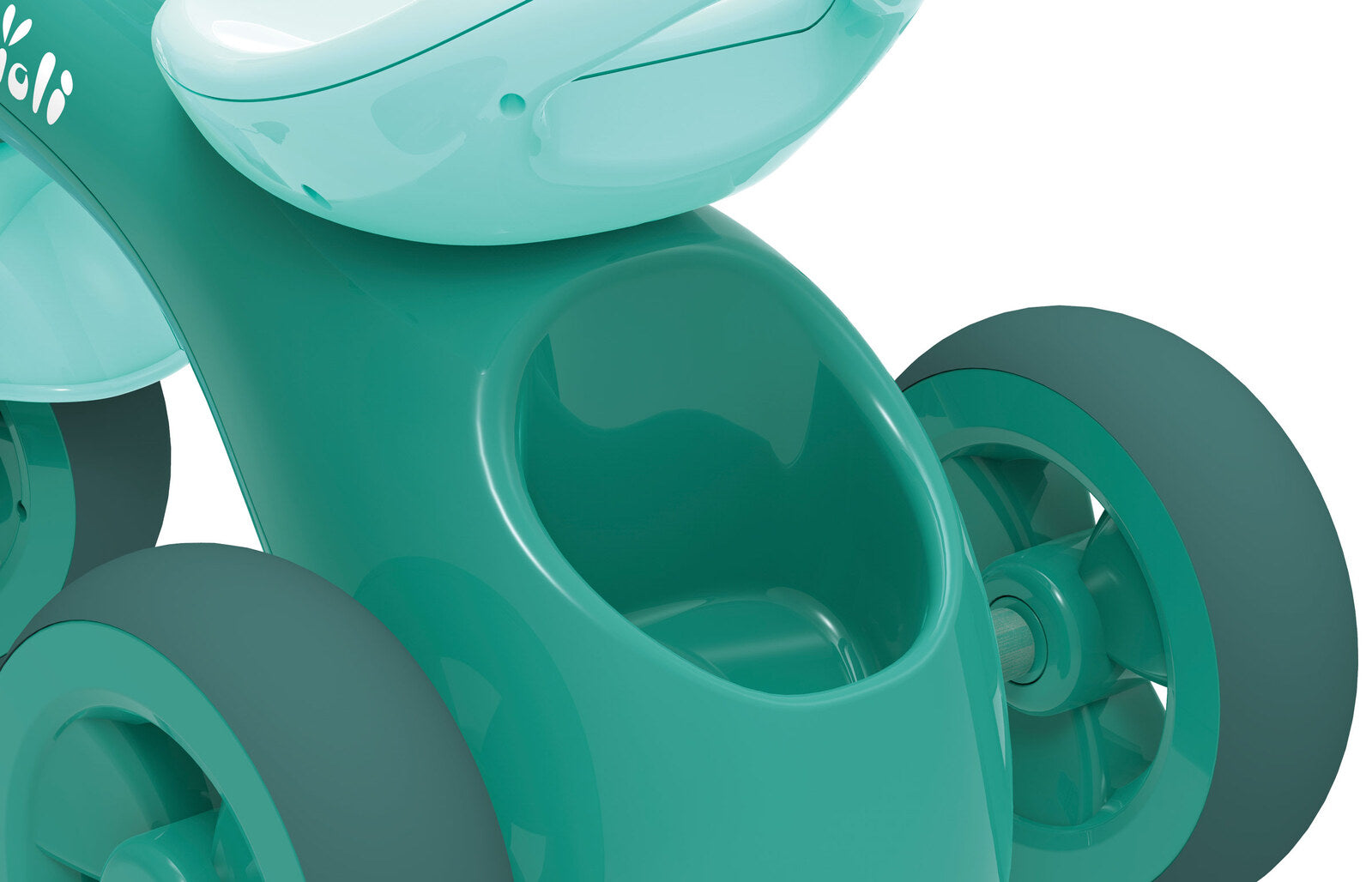 Ride On Cars: Tricycle Kids Ride-On (Green) - 57.5 x 33.5 x 57.5 cm
