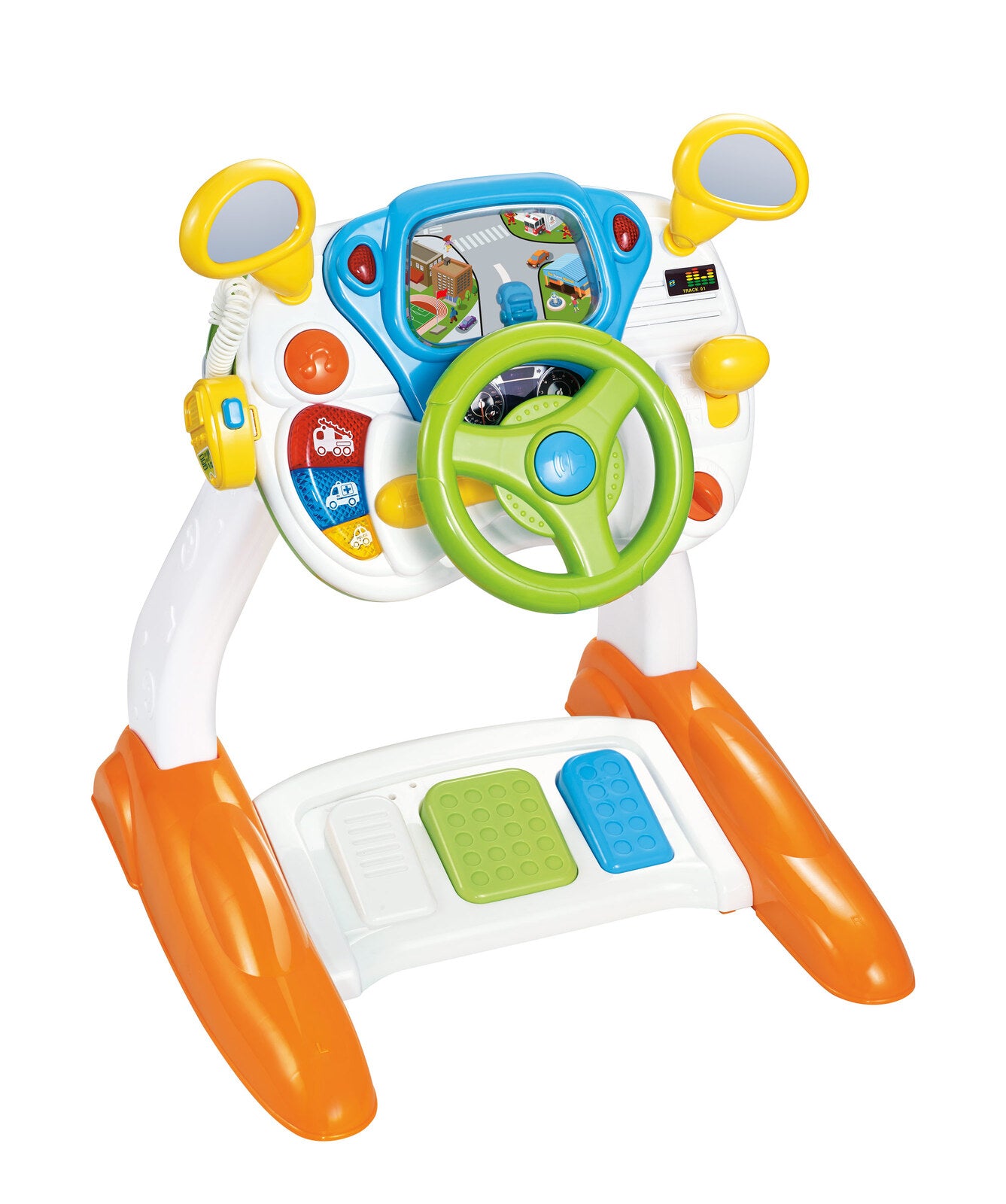 Pretend Play: Baby Sensory Play Interactive Driving  Simulation with Music and Light