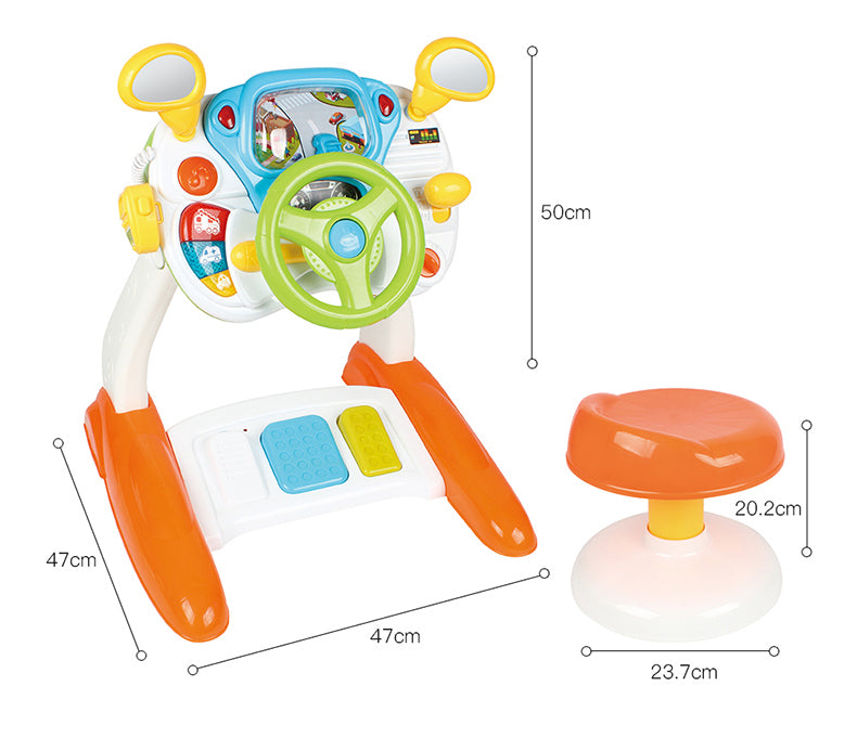 Pretend Play: Baby Sensory Play Interactive Driving  Simulation with Music and Light
