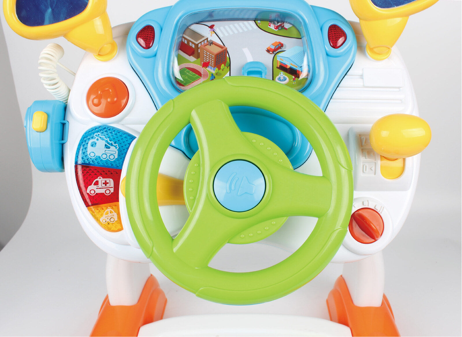 Pretend Play: Baby Sensory Play Interactive Driving  Simulation with Music and Light