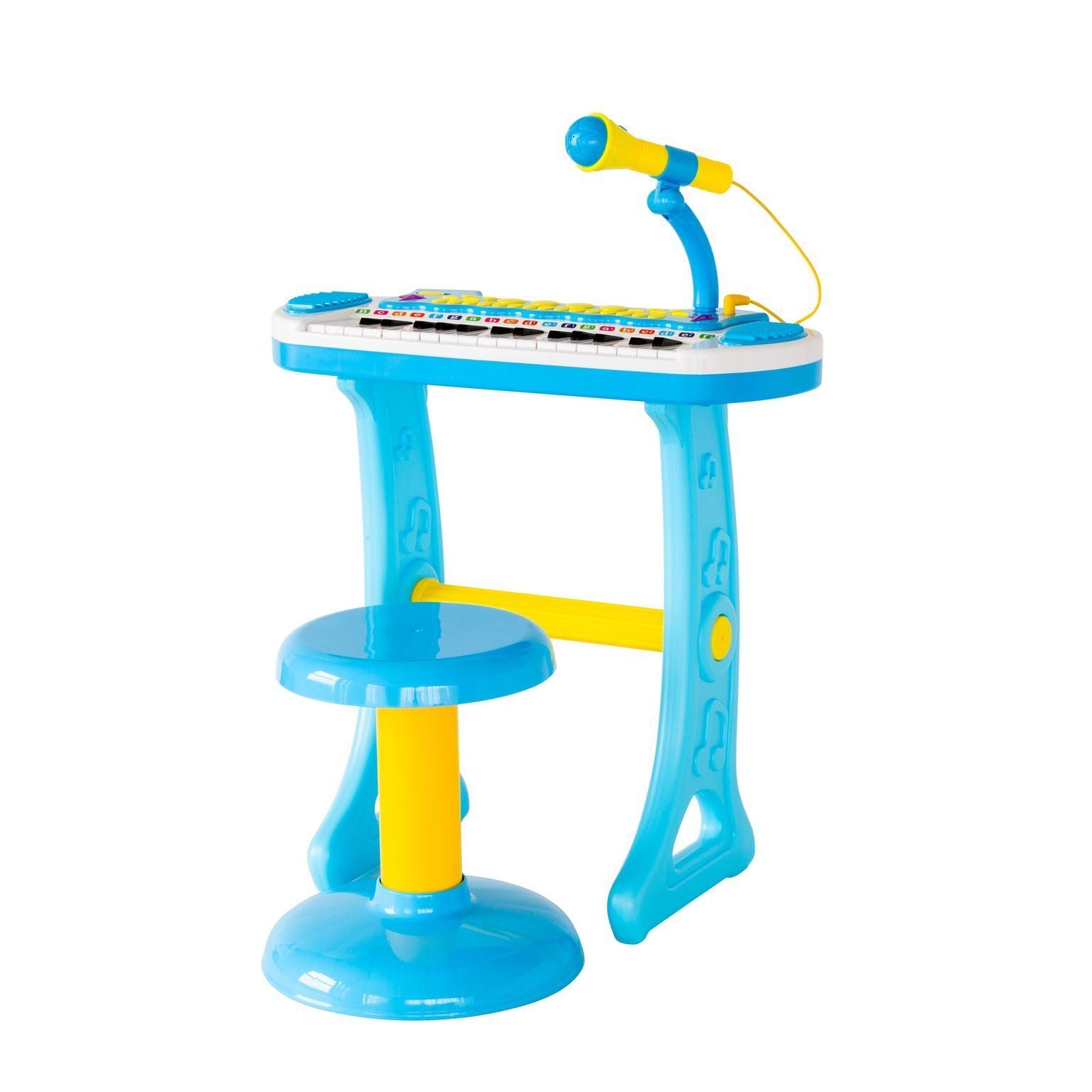 Musical Toys: Children's Electronic Keyboard with Stand (Blue) Musical Instrument Toy