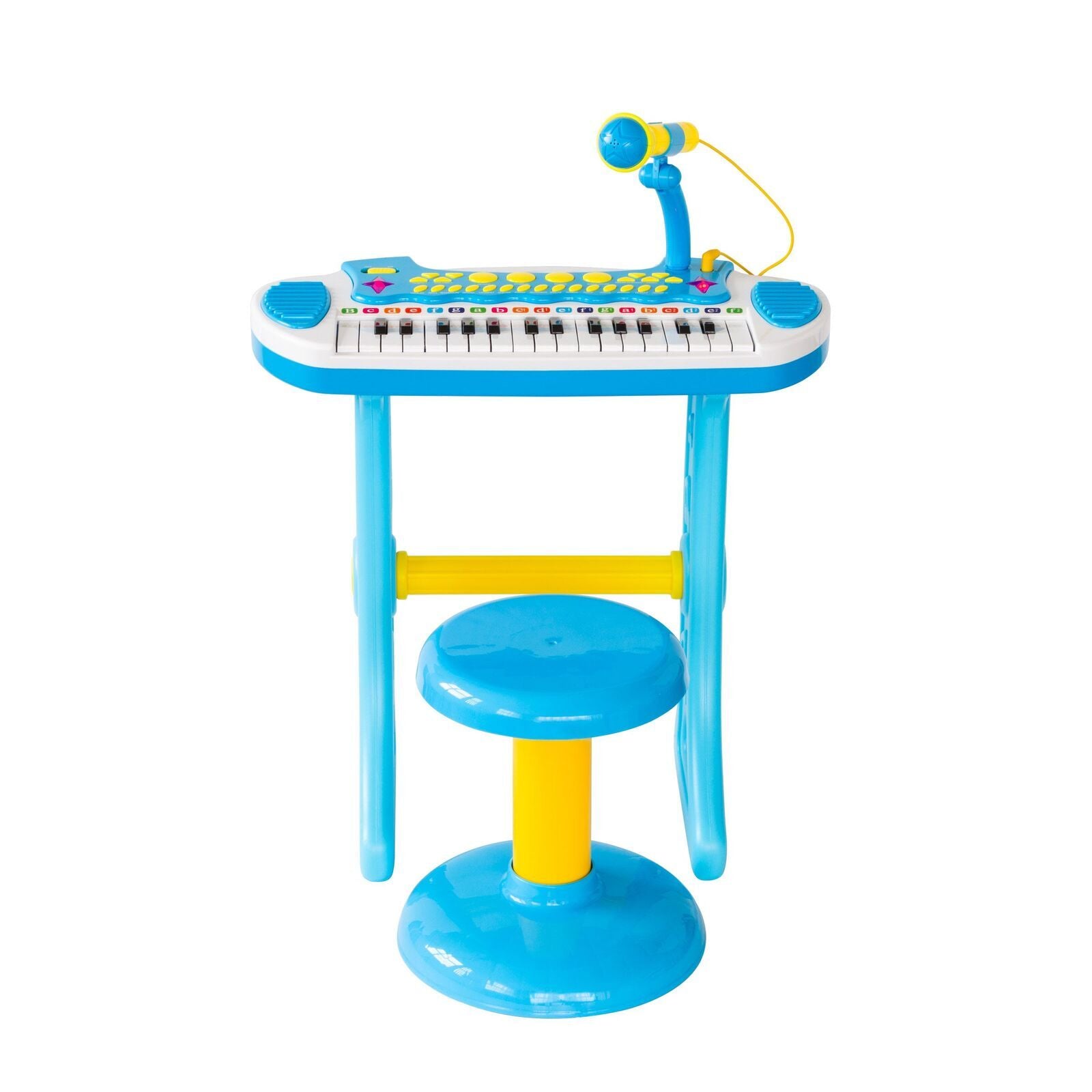 Musical Toys: Children's Electronic Keyboard with Stand (Blue) Musical Instrument Toy