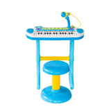 Musical Toys: Children's Electronic Keyboard with Stand (Blue) Musical Instrument Toy