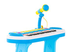 Musical Toys: Children's Electronic Keyboard with Stand (Blue) Musical Instrument Toy