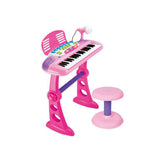 Musical Toys: Children's Electronic Keyboard with Stand (Pink) Musical Instrument Toy