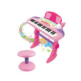 Musical Toys: Children's Electronic Keyboard with Stand (Pink) Musical Instrument Toy