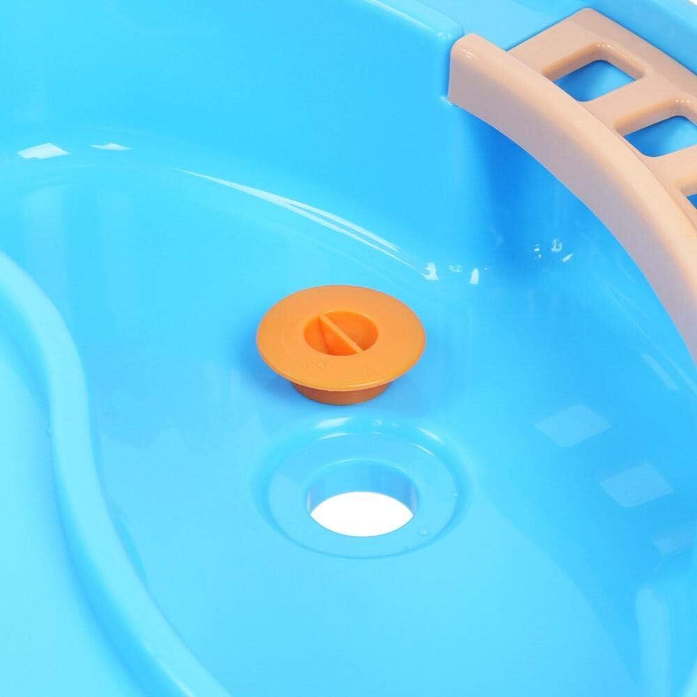 Pool Toys & Inflatables: Outdoor Sand and Water Table Toy with Umbrella (28 Pcs Accessories)