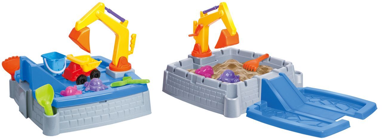 Pool Toys & Inflatables: Children's Sand Pit & Box Game With 11 Fun, Playtime Accessories