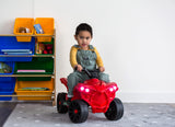 Ride On Cars: Rechargeable Ride-on Quad bike (Red) with Safe Braking System