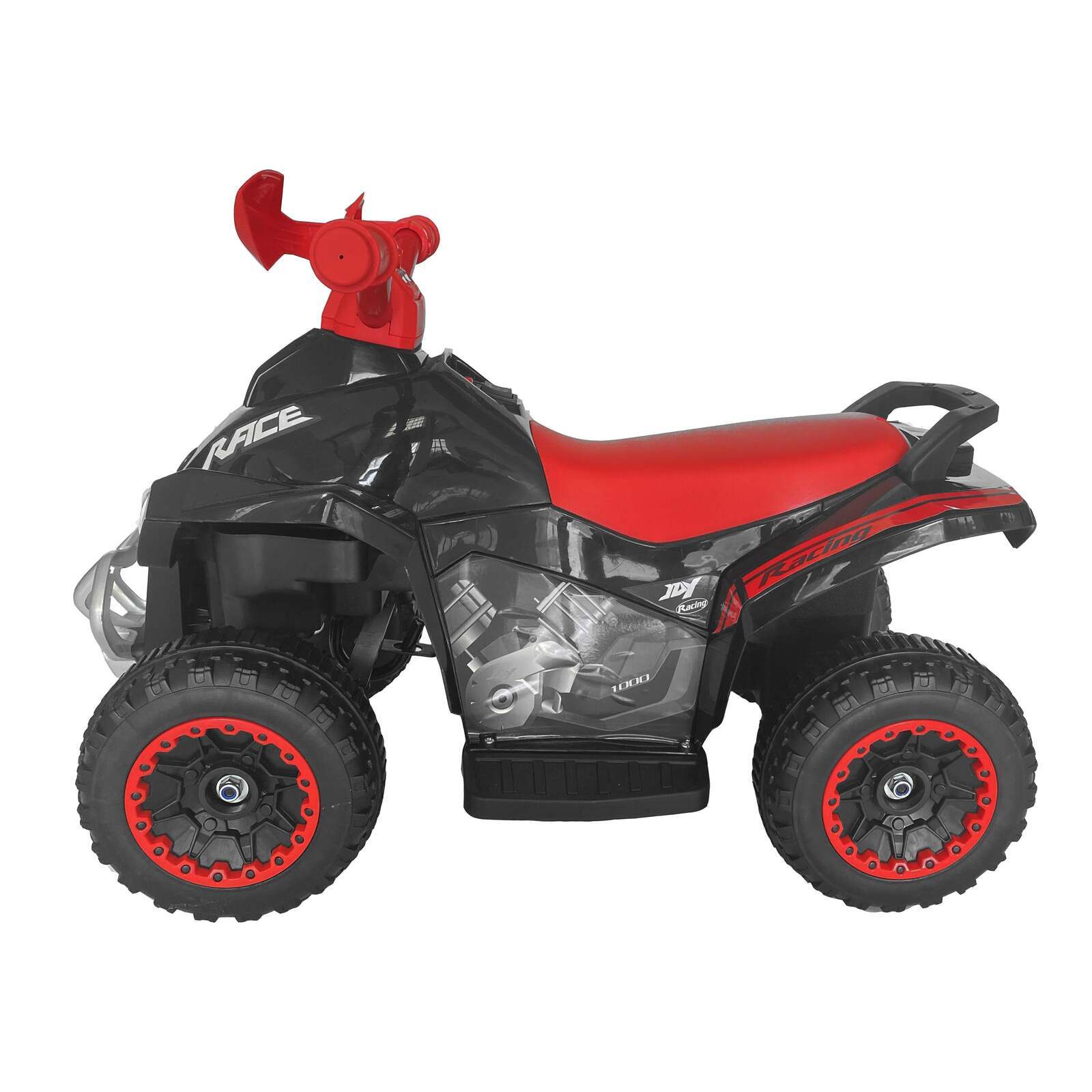 Ride On Cars: Quad Ride-on Electronic 4 Wheel ATV (Black) for Children - Up To 3km/h