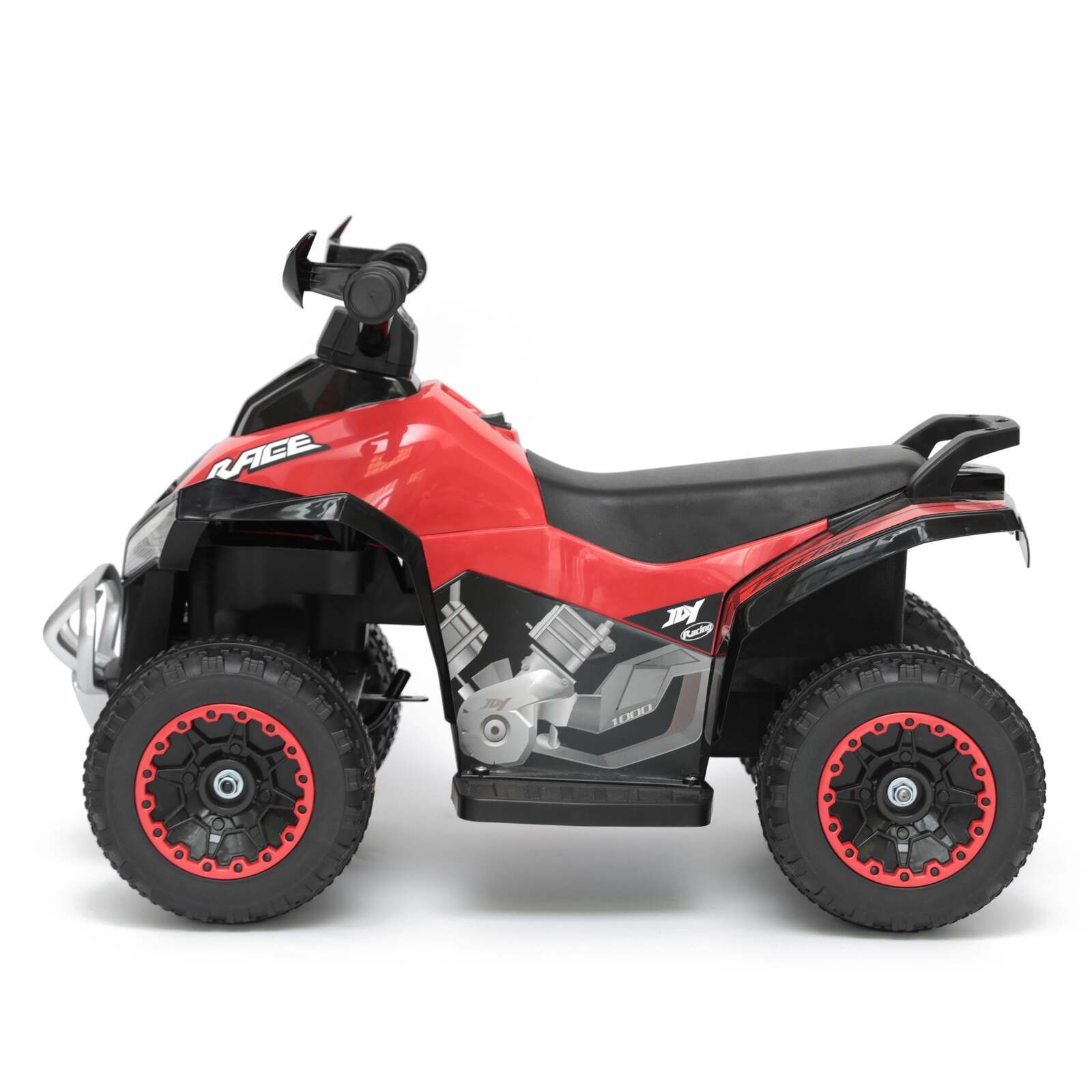Ride On Cars: Quad Ride-on Electronic 4 Wheel ATV (Red) for Children - Up To 3km/h