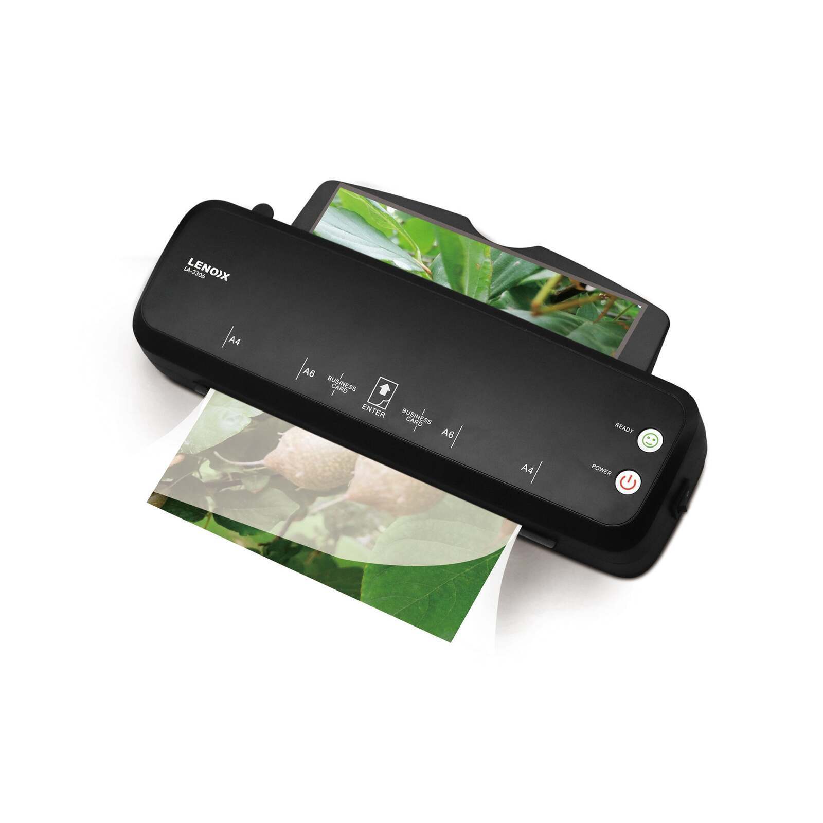 Laminators: Hot Paper Laminator 300W for 80-100 Microns with 100 A4 Laminating Pouches