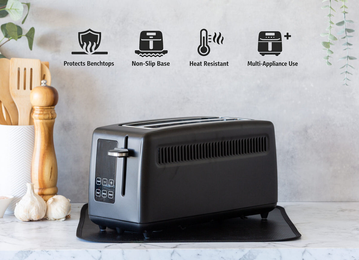 Non Slip Heat Resistant Air Fryer Benchtop Protector Mats