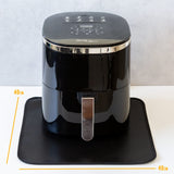 Air Fryers: Non Slip Heat Resistant Air Fryer Benchtop Protector Mats, 2 Pack, 40cm x 40cm