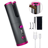 Hair Styling Products: Cordless Ceramic Automatic Hair Curler for Portable Hair Styling