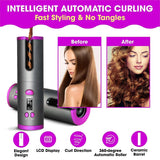 Hair Styling Products: Cordless Ceramic Automatic Hair Curler for Portable Hair Styling