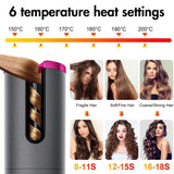 Hair Styling Products: Cordless Ceramic Automatic Hair Curler for Portable Hair Styling