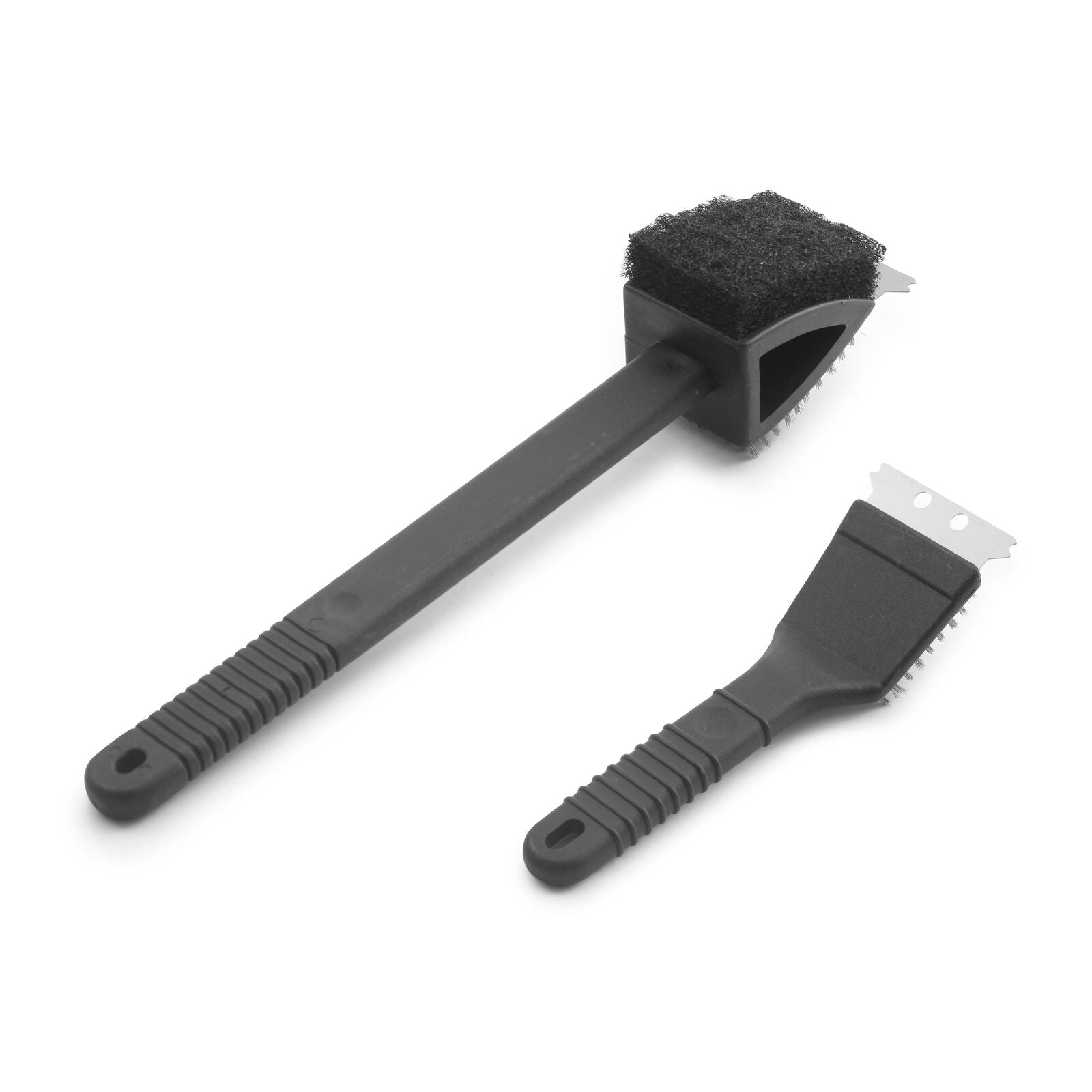 BBQ Cleaning: Stainless Steel BBQ Brush and Scraper Blade