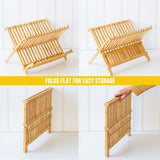 2 Tier Bamboo Dish Rack