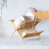2 Tier Bamboo Dish Rack