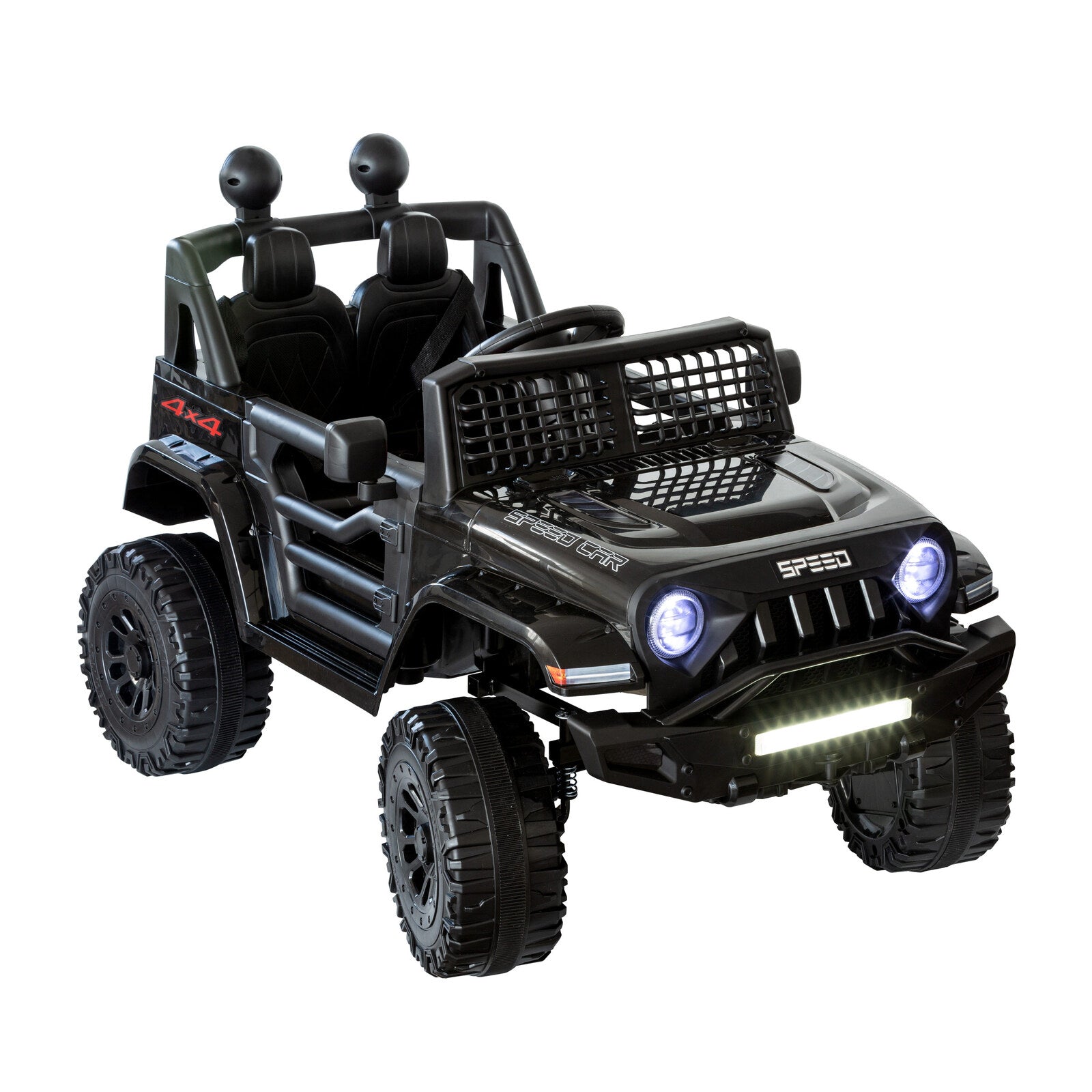 Ride On Cars: Jeep Inspired Remote Controlled Ride-on Electric Car (Black)