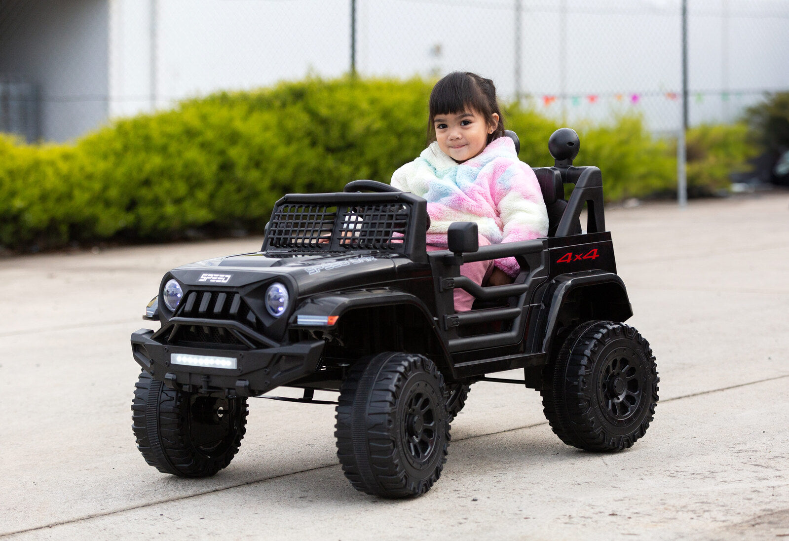 Ride On Cars: Jeep Inspired Remote Controlled Ride-on Electric Car (Black)