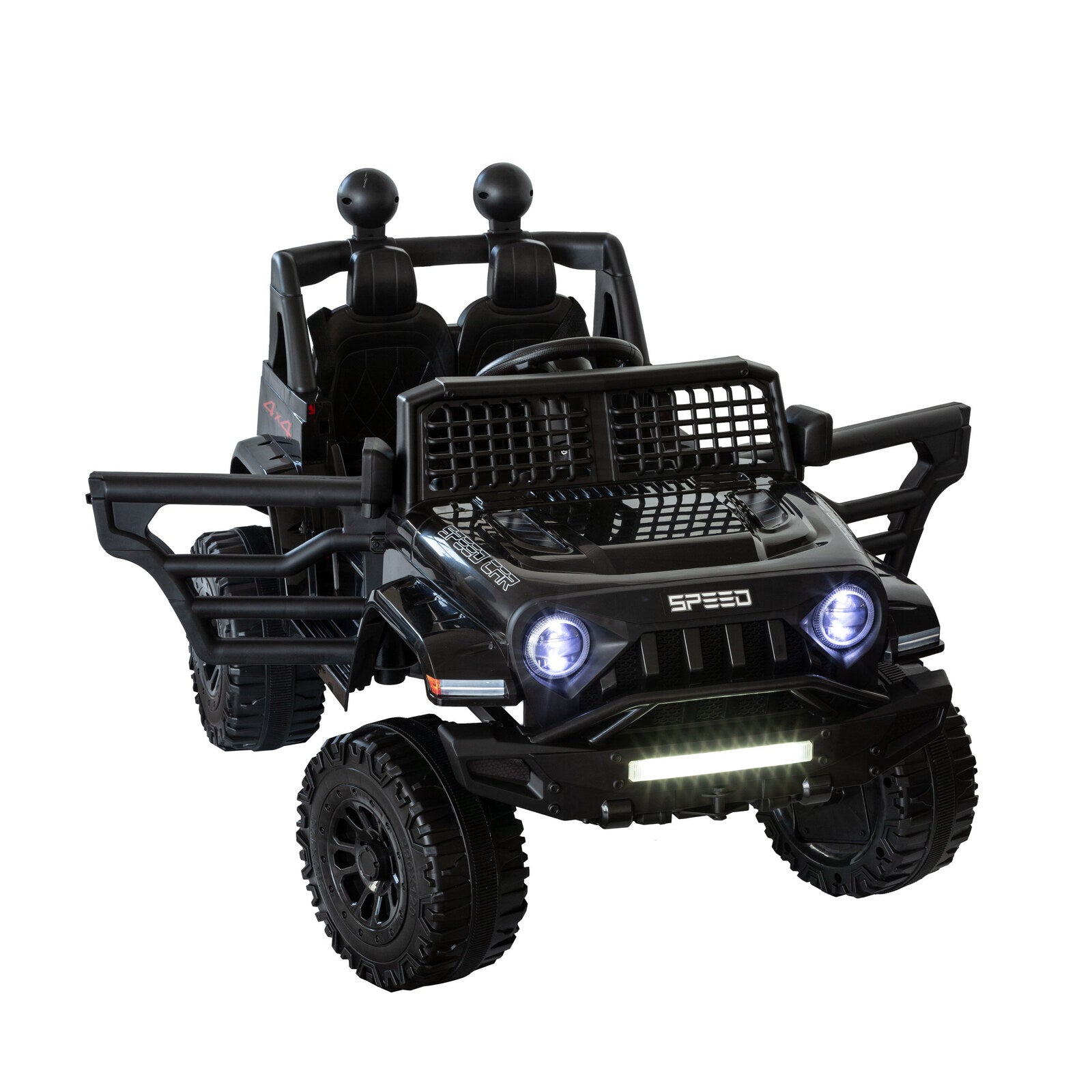 Ride On Cars: Jeep Inspired Remote Controlled Ride-on Electric Car (Black)