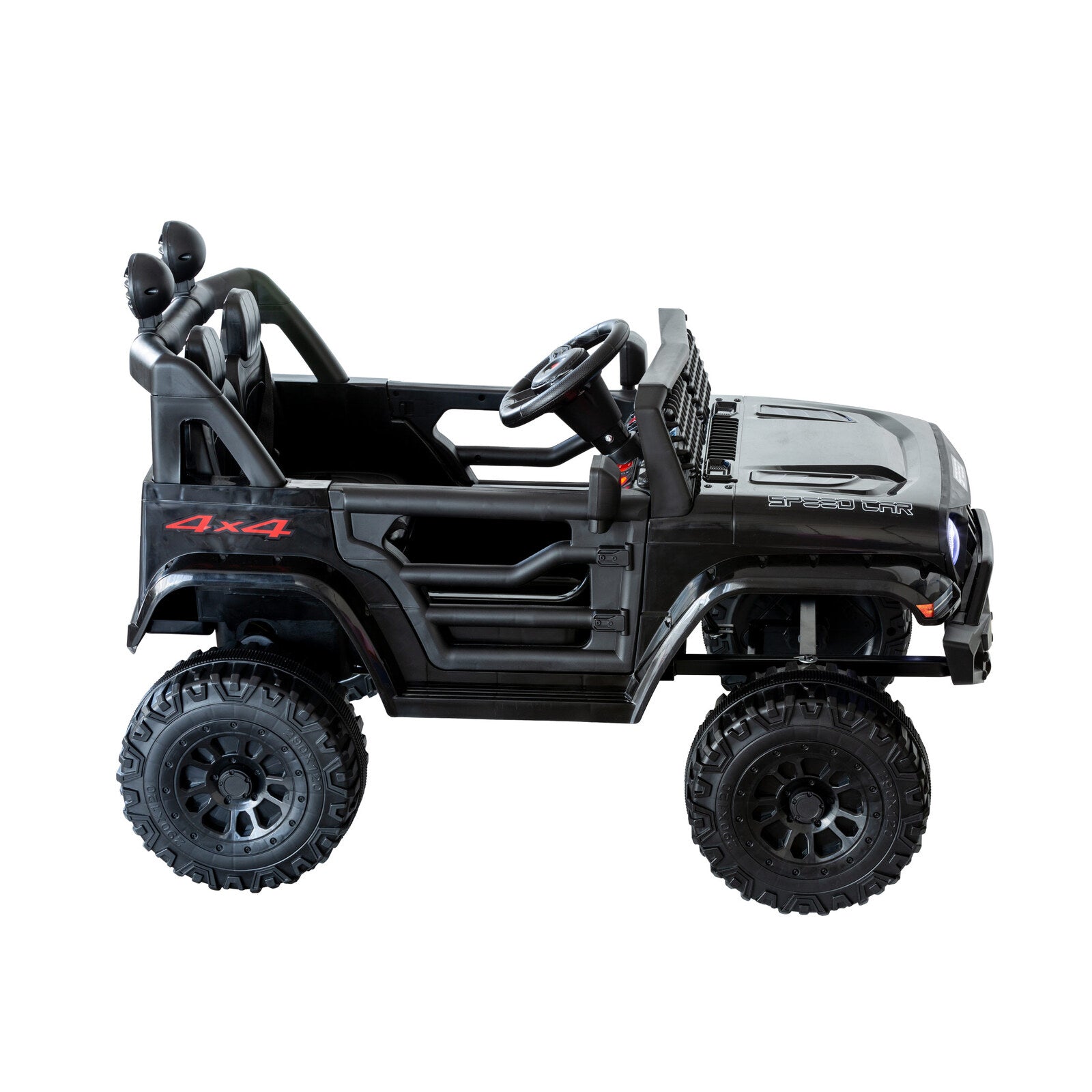 Ride On Cars: Jeep Inspired Remote Controlled Ride-on Electric Car (Black)
