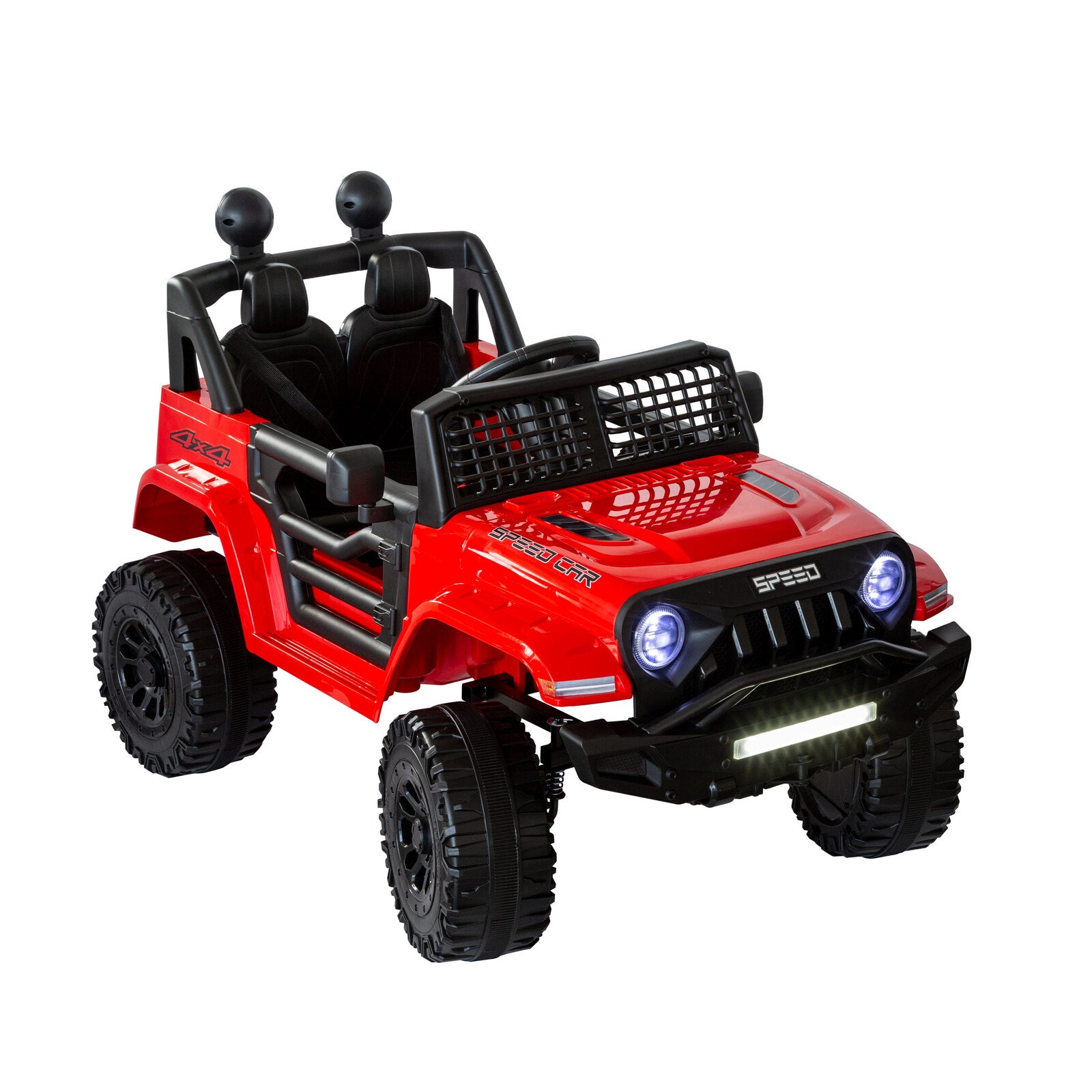 Ride On Cars: Jeep Inspired Remote Controlled Ride-on Electric Car (Red)