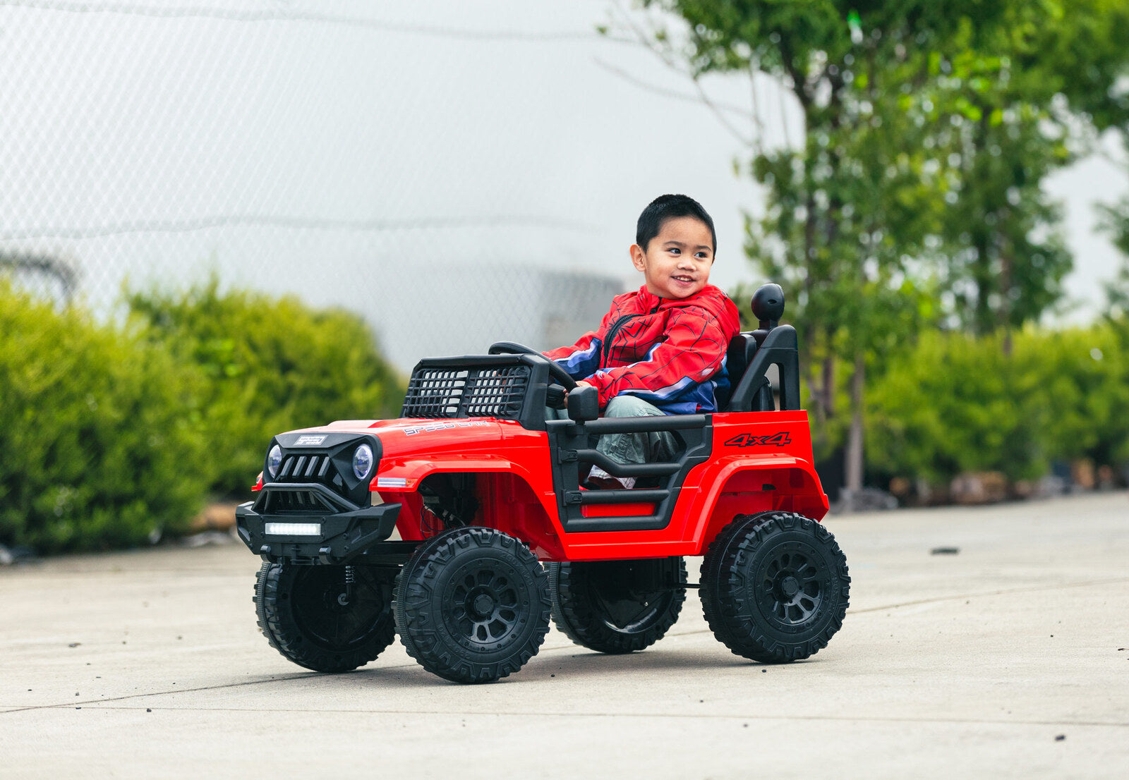 Ride On Cars: Jeep Inspired Remote Controlled Ride-on Electric Car (Red)