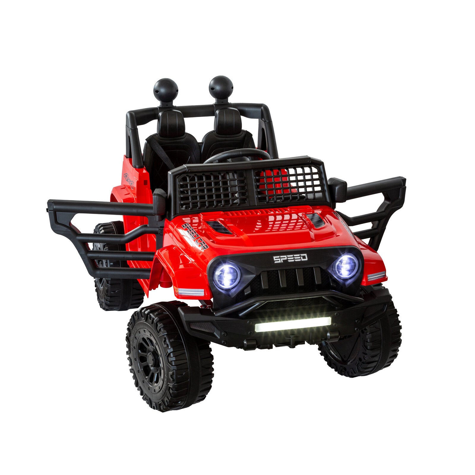 Ride On Cars: Jeep Inspired Remote Controlled Ride-on Electric Car (Red)