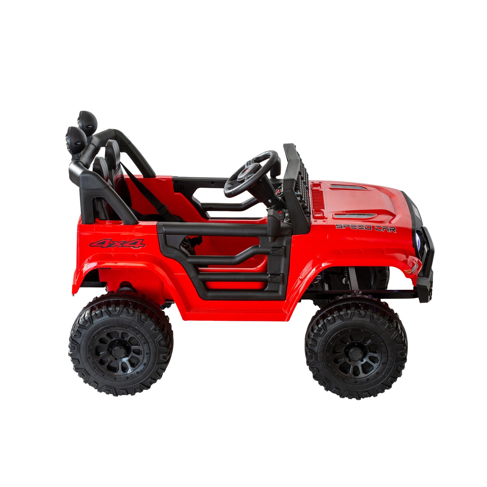 Ride On Cars: Jeep Inspired Remote Controlled Ride-on Electric Car (Red)