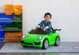 Ride On Cars: Porsche-inspired Design Ride-on (Green) Electric Car with Parental Remote Control