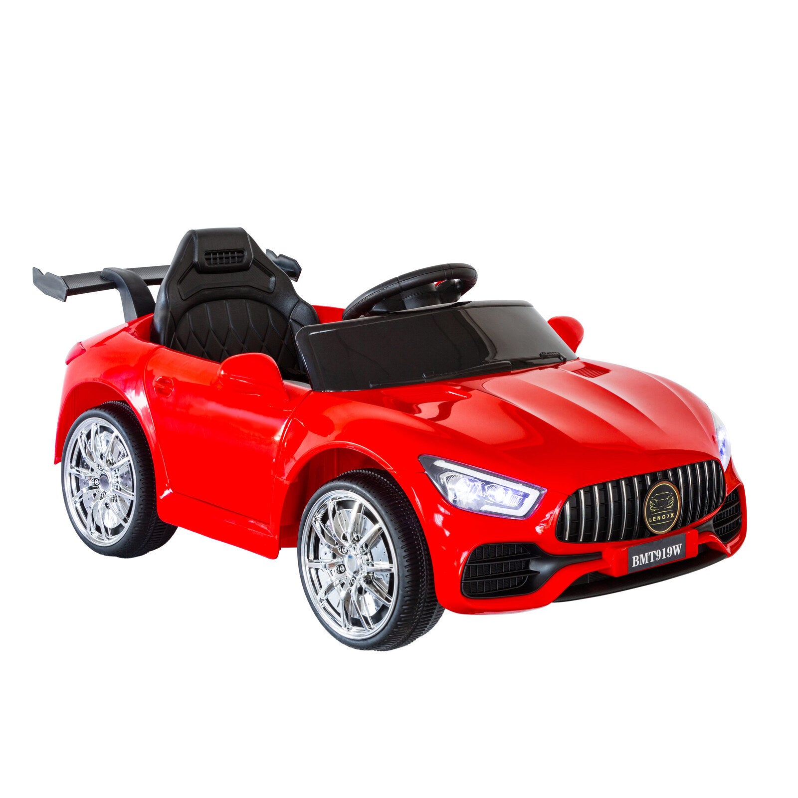 Ride On Cars: Mercedes-inspired Design Ride-on (Red) Electric Car with Parental Remote Control