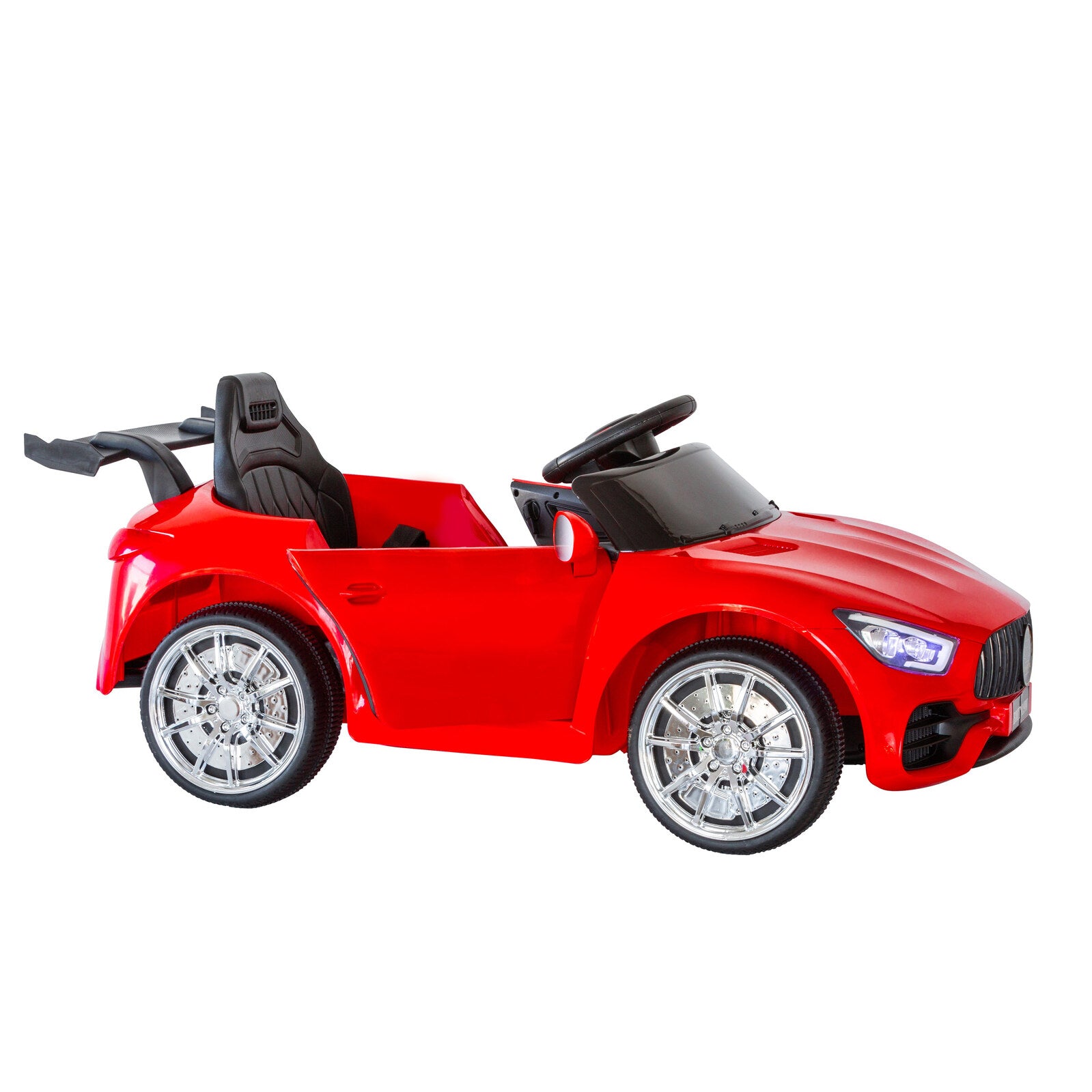 Ride On Cars: Mercedes-inspired Design Ride-on (Red) Electric Car with Parental Remote Control