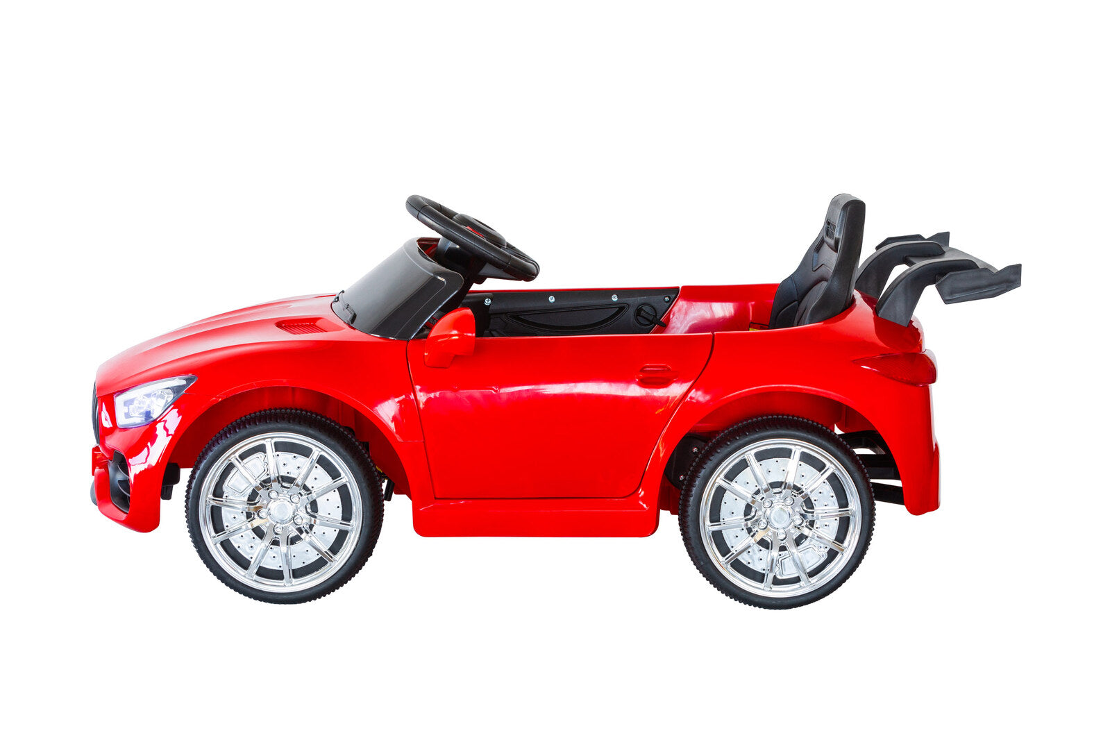 Ride On Cars: Mercedes-inspired Design Ride-on (Red) Electric Car with Parental Remote Control