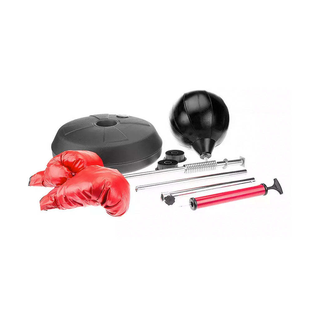Boxing & Martial Arts: Free-Standing Boxing Set: PU Punching Ball & Boxing Gloves