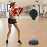 Boxing & Martial Arts: Free-Standing Boxing Set: PU Punching Ball & Boxing Gloves