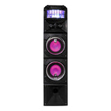 Bluetooth Speakers: LED Stage Lights Portable Wireless Streaming Speaker with 80W RMS