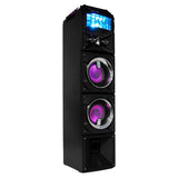 Bluetooth Speakers: LED Stage Lights Portable Wireless Streaming Speaker with 80W RMS