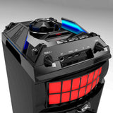 Bluetooth Speakers: LED Stage Lights Portable Wireless Streaming Speaker with 80W RMS