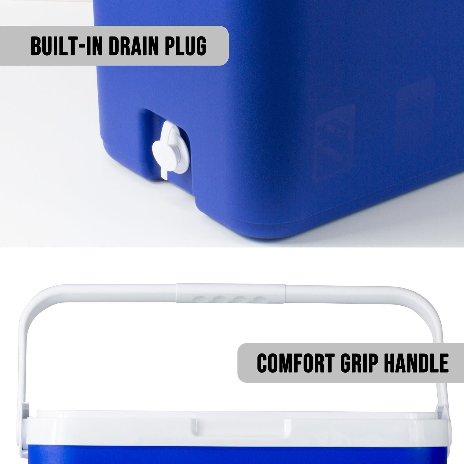 Cooler bags: 33L Portable Cooler Box Ice Chest for Picnic, Camping, Fishing, Caravan