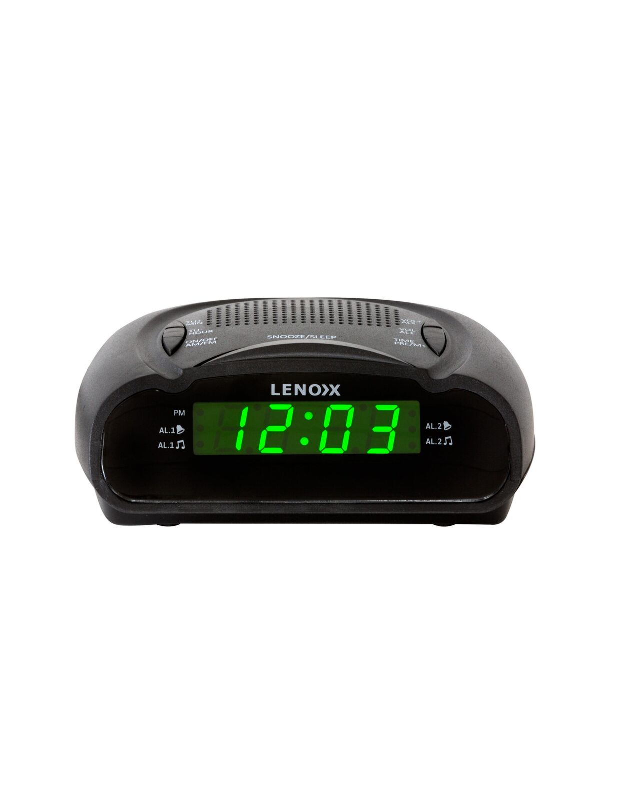 Radios: AM/FM Alarm Clock & Radio w/ Green LED Time Numbering