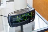 Radios: Large Number Alarm Clock & AM/FM Radio, Bold Green LED Time Screen