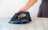 Irons & Ironing Systems: Cordless Steam Iron w/ Ceramic Soleplate, 360 degree Charging Base, Self-Cleaning