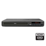 Audio Players & Recorders: HDMI DVD Player (Black) w/ Remote Control, Compact Size, 8 Languages