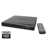 Audio Players & Recorders: HDMI DVD Player (Black) w/ Remote Control, Compact Size, 8 Languages