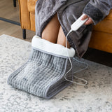 Electric Heaters: Plush flannel fleece Foot Warmer with 4 Temperature Settings